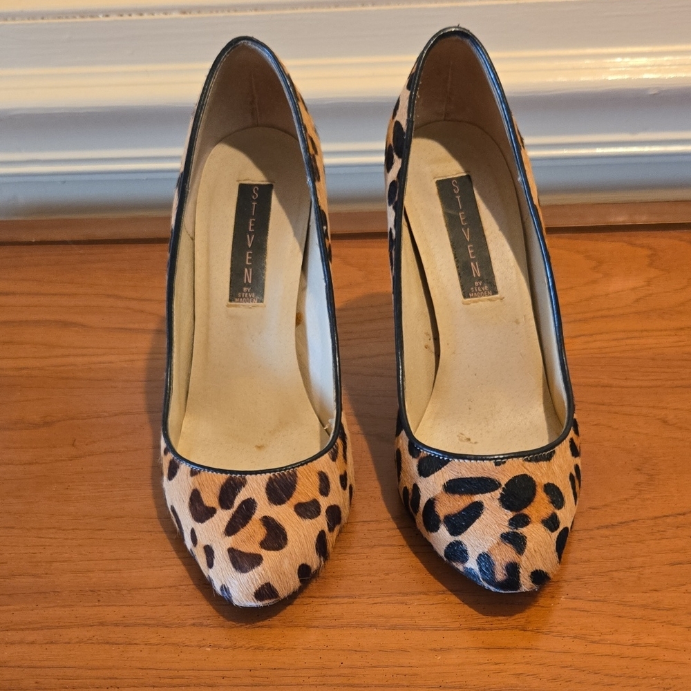 Steve Madden Leopard Print Women's Heels